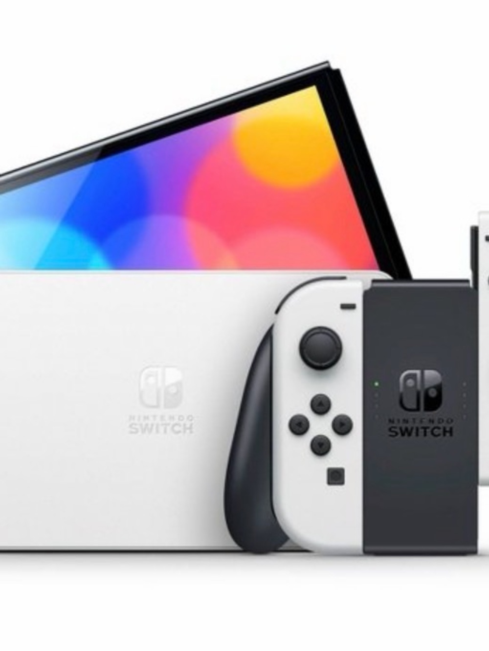 Nintendo OLED Console with White Joy-Con Controllers